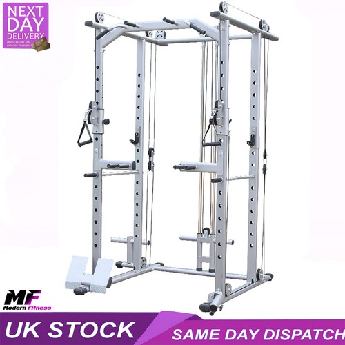 Power rack squat - power, with
