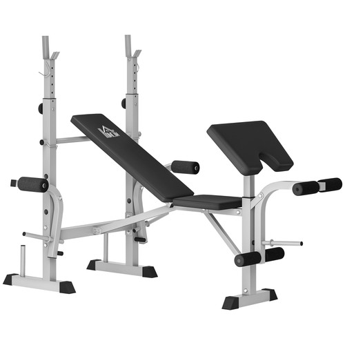 Homcom adjustable weight bench - adjustable,