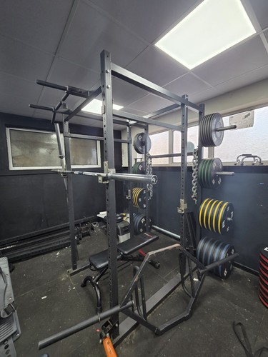 Weight training squat - squat, and